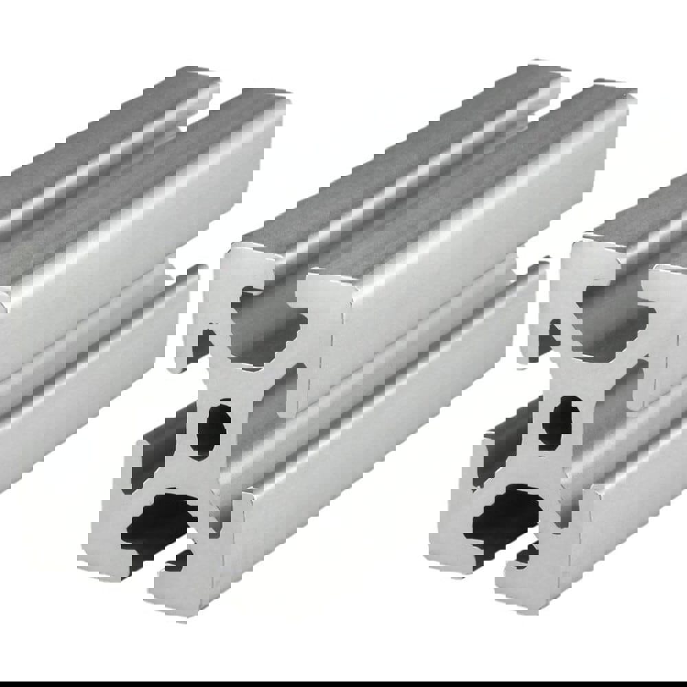 Framing; Frame Type: T-Slotted ; Duty Grade: Heavy-Duty ; Material: Aluminum Alloy ; Slot Location: Quad ; Shape: Square ; Finish: Clear Anodized